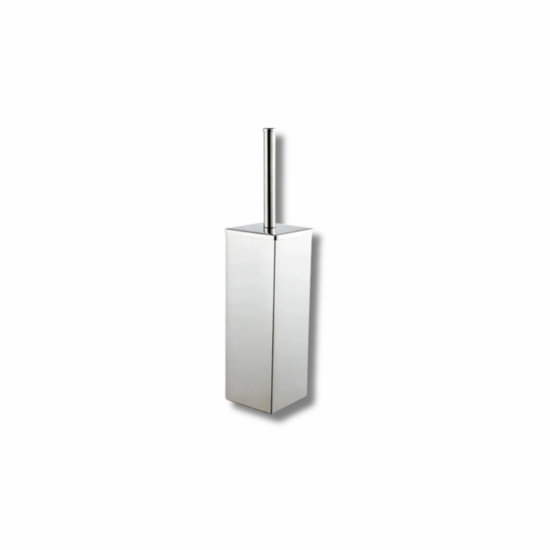 Square Chrome Toilet Brush Holder
